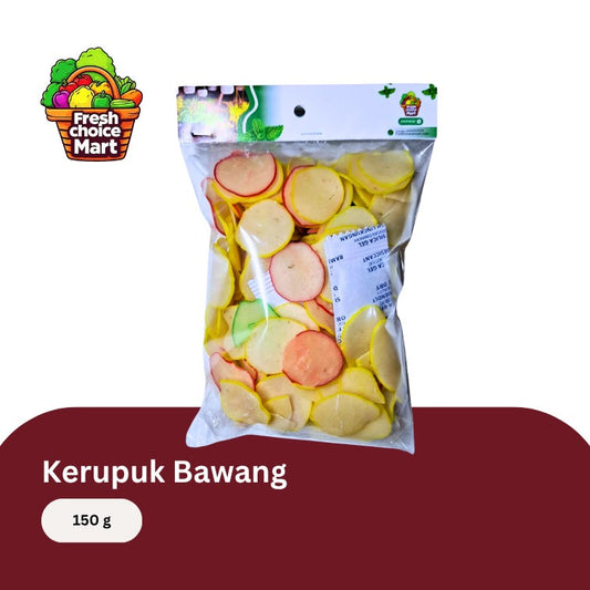 Kerupuk Bawang Warna Warni (Mentah)